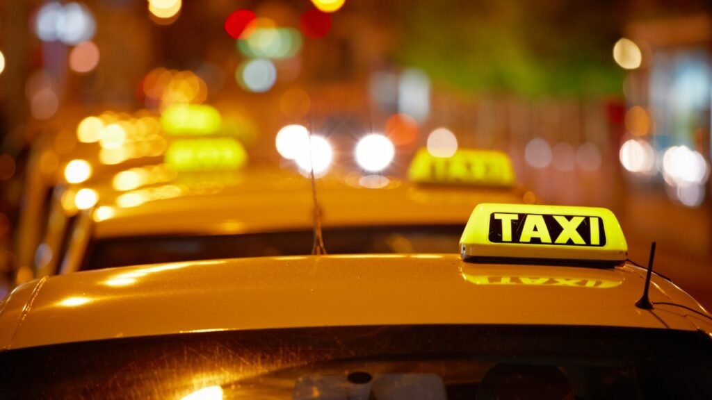 Cab in North Goa